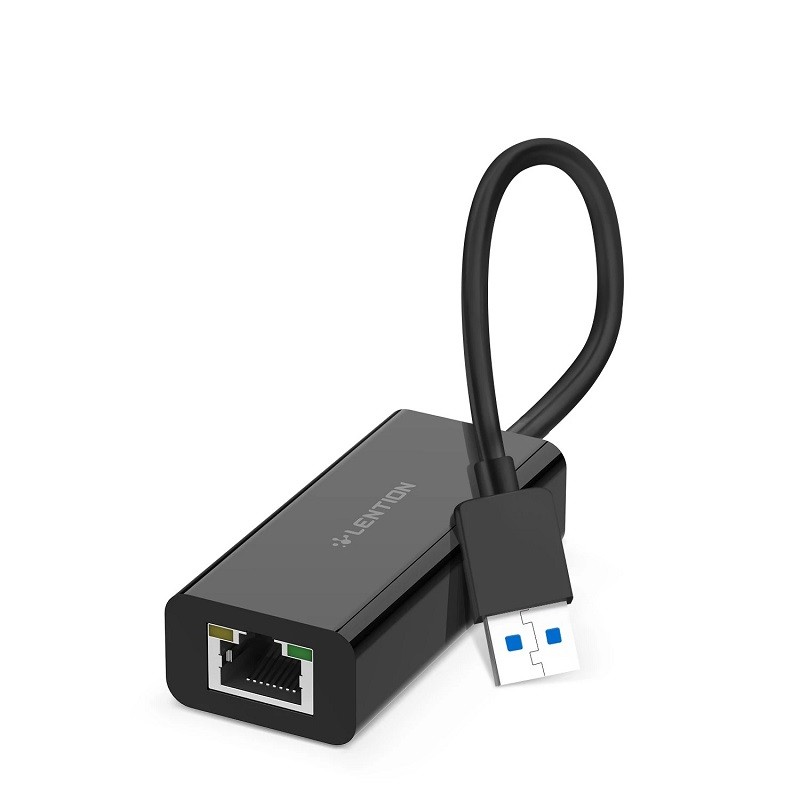 مبدل USB به Rj45 لنشن HU404