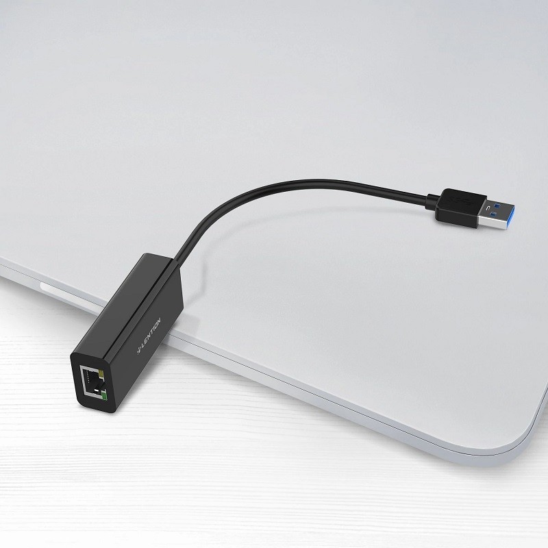 مبدل USB به Rj45 لنشن HU404
