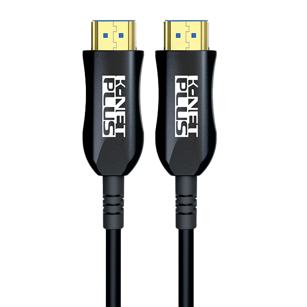 کابل HDMI 4K ورژن 2.0 فیبر نوری کی نت پلاس مدل KP-CHAOC800 طول 80 متر
