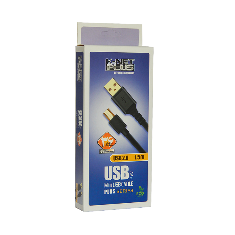 کابل دوربین 5 پین کی نت پلاس مدل KP-CU5P2015 طول 1.5 متر