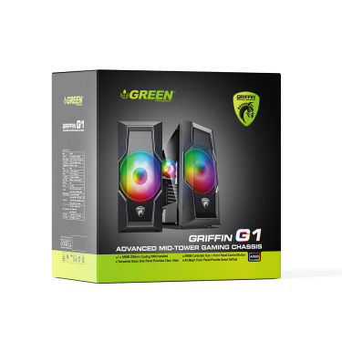 کیس گیمینگ گرین مدل GRIFFIN G1