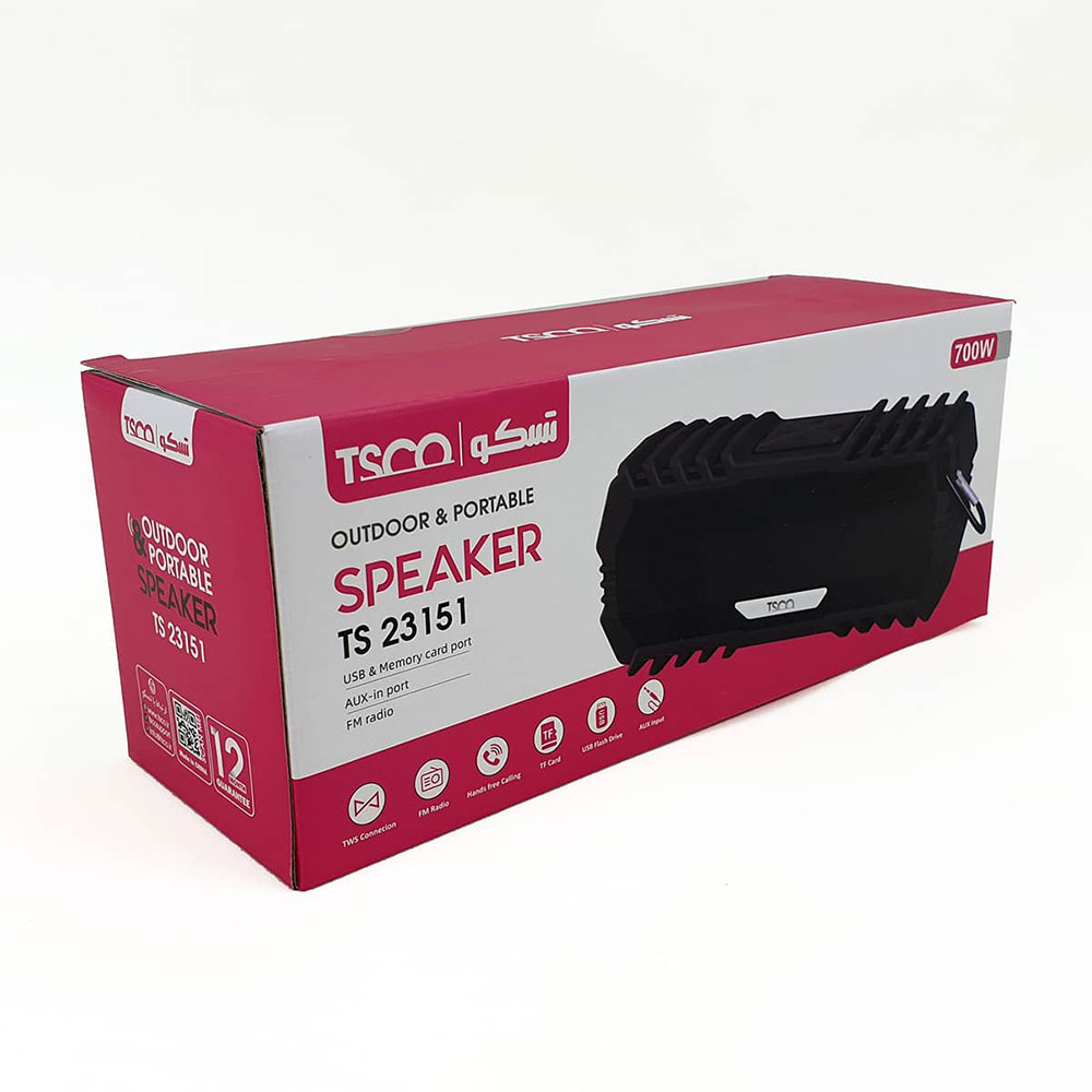 اسپیکر بلوتوثی تسکو مدل TS 23151