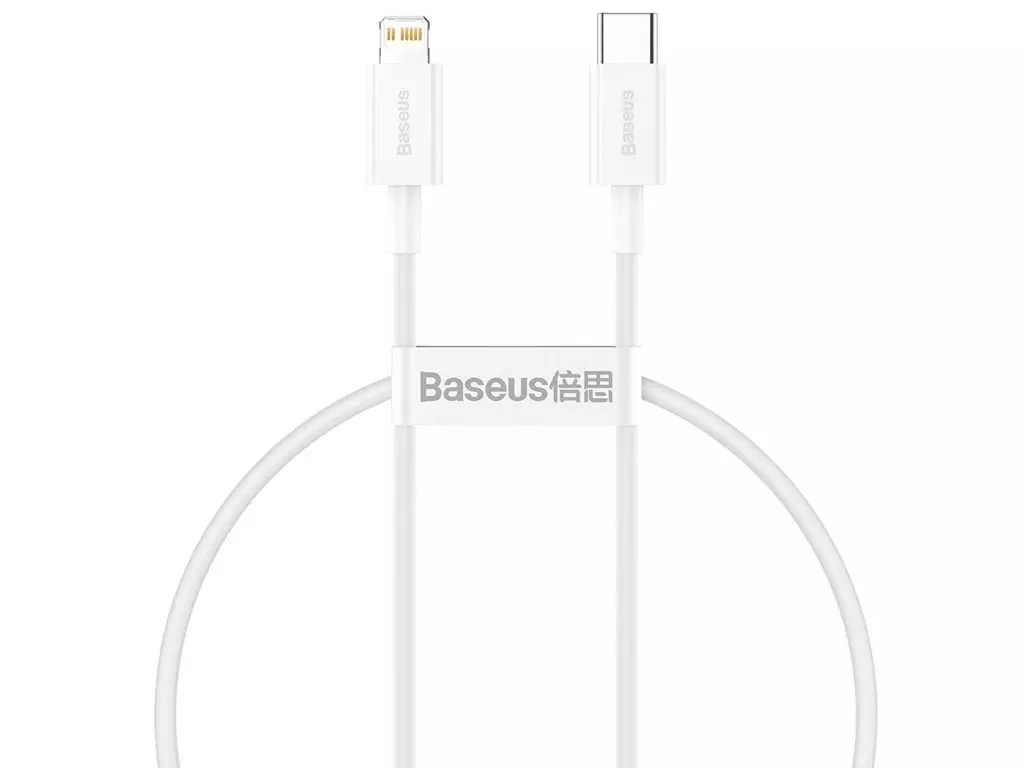 کابل شارژ Type-C به Lightning باسئوس مدل CATLYS-02 طول 25 سانتی متر