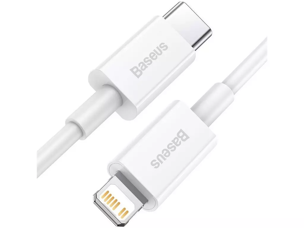 کابل شارژ Type-C به Lightning باسئوس مدل CATLYS-02 طول 25 سانتی متر