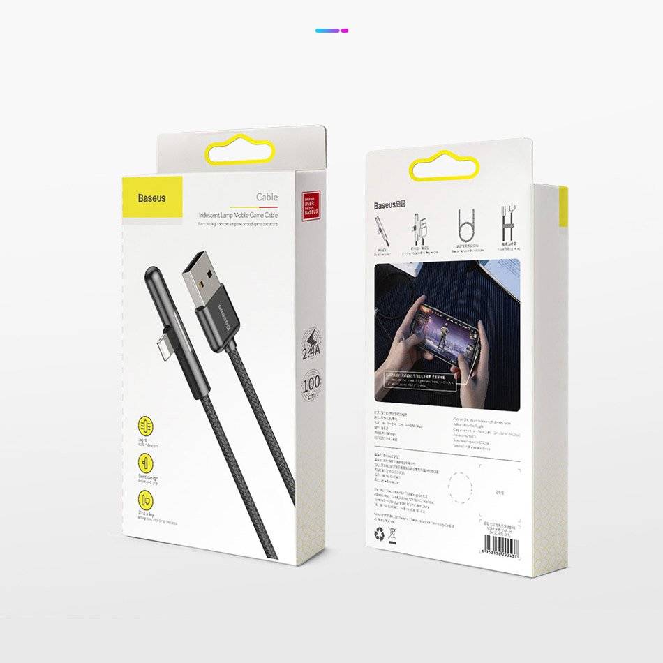 کابل شارژ Lightning باسئوس مدل CAL7C-A01 طول 1 متر