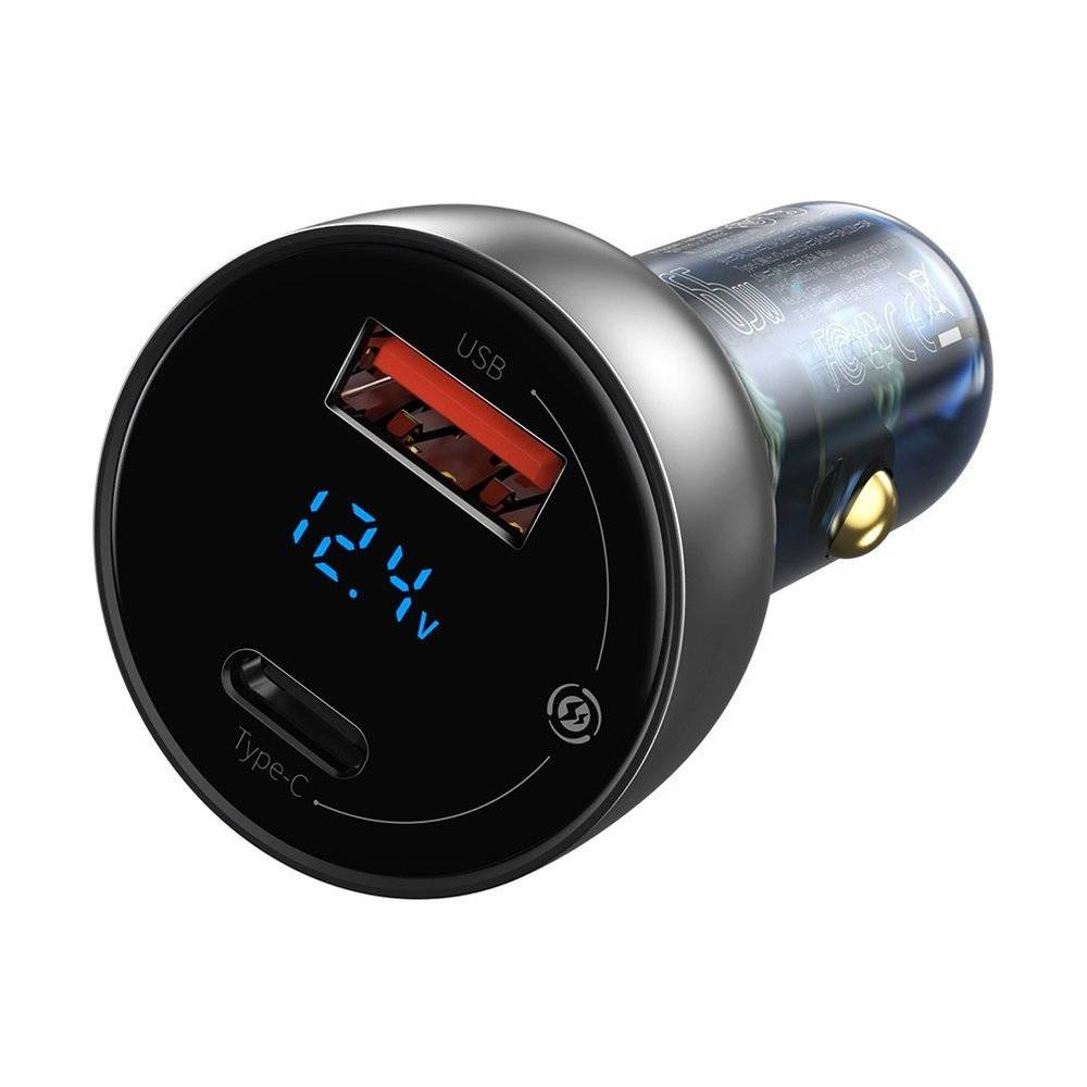 شارژر فندکی باسئوس 65W مدل CCKX-C0A