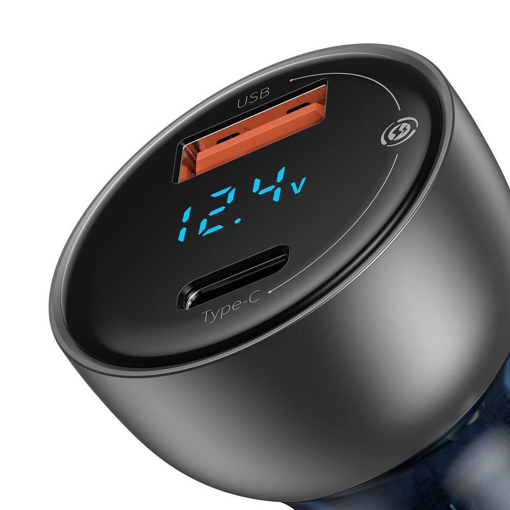 شارژر فندکی باسئوس 65W مدل CCKX-C0A