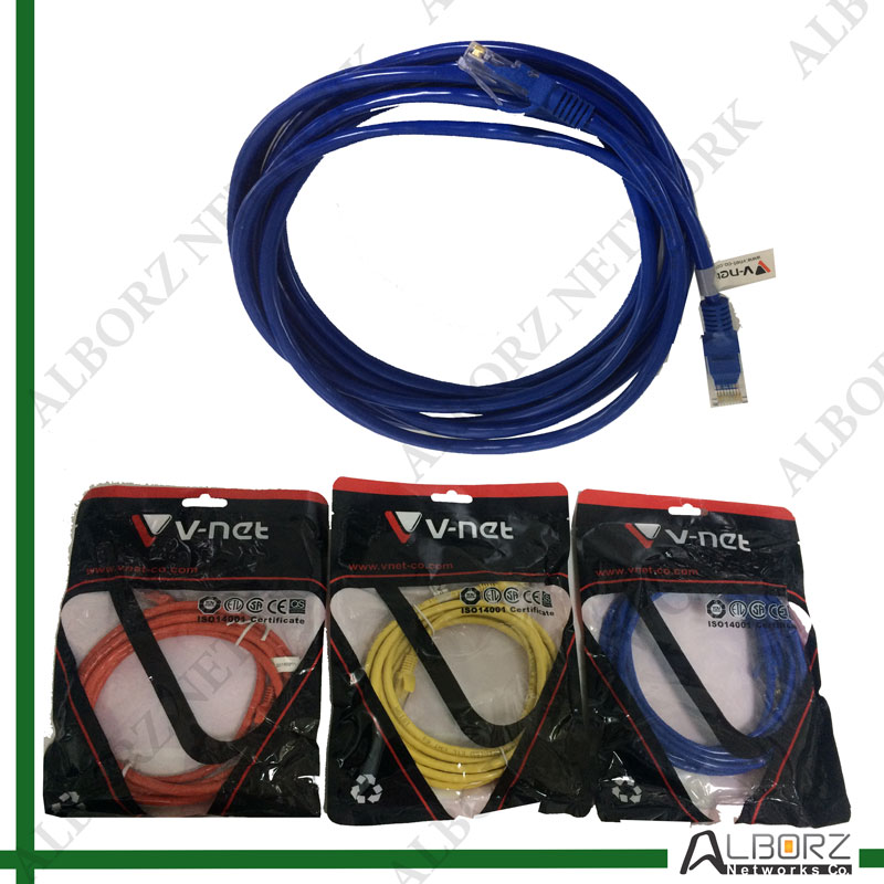 پچ کورد CAT6 UTP وی نت مدل V-NCP6U250 طول 25 متر