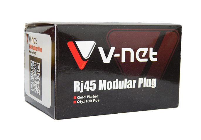 سوکت شبکه CAT6 STP وی نت V-NC6S0100 (پک 10 عددی)