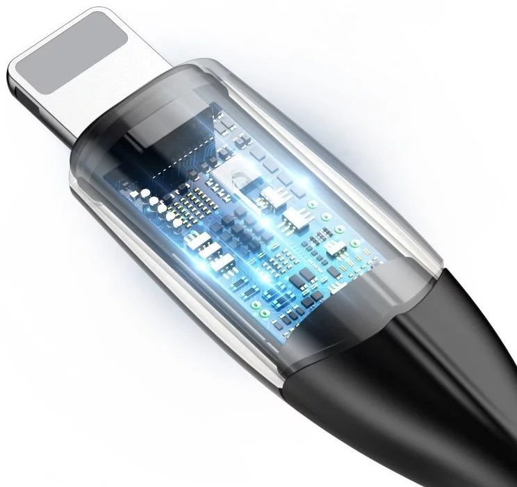 کابل شارژ Lightning باسئوس مدل CALSP-B01 طول 1 متر