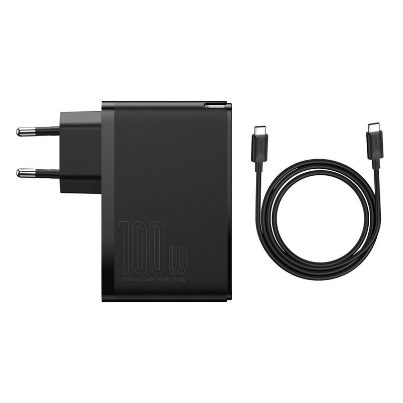 شارژر دیواری باسئوس100W مدل CCGAN2P-L01