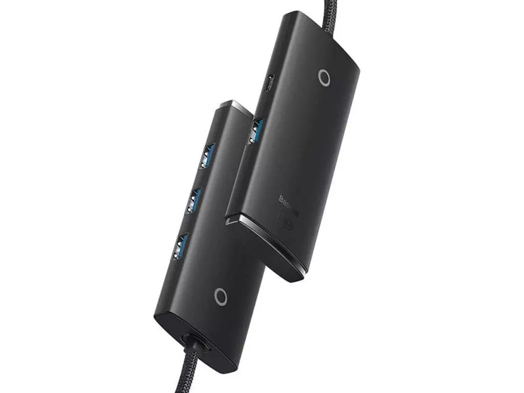هاب 4 پورت Type-c باسئوس مدل WKQX030501