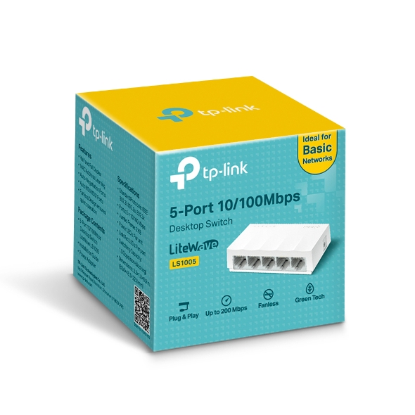 سوئیچ شبکه 5 پورت تی پی لینک مدل LS1005