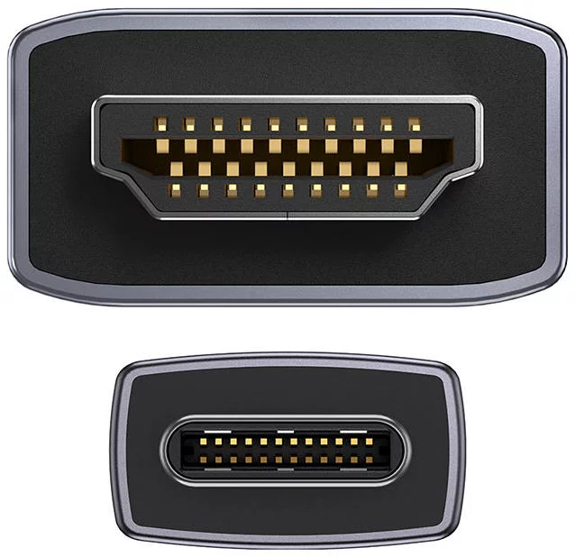 کابل تبدیل Type-C به HDMI باسئوس WKGQ010101 طول 2 متر
