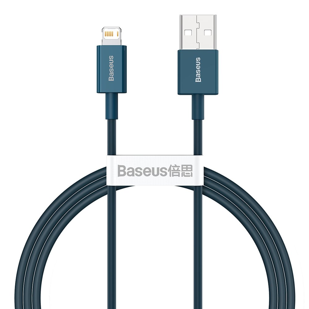 کابل شارژ Lightning باسئوس CALYS-A03 طول 1 متر