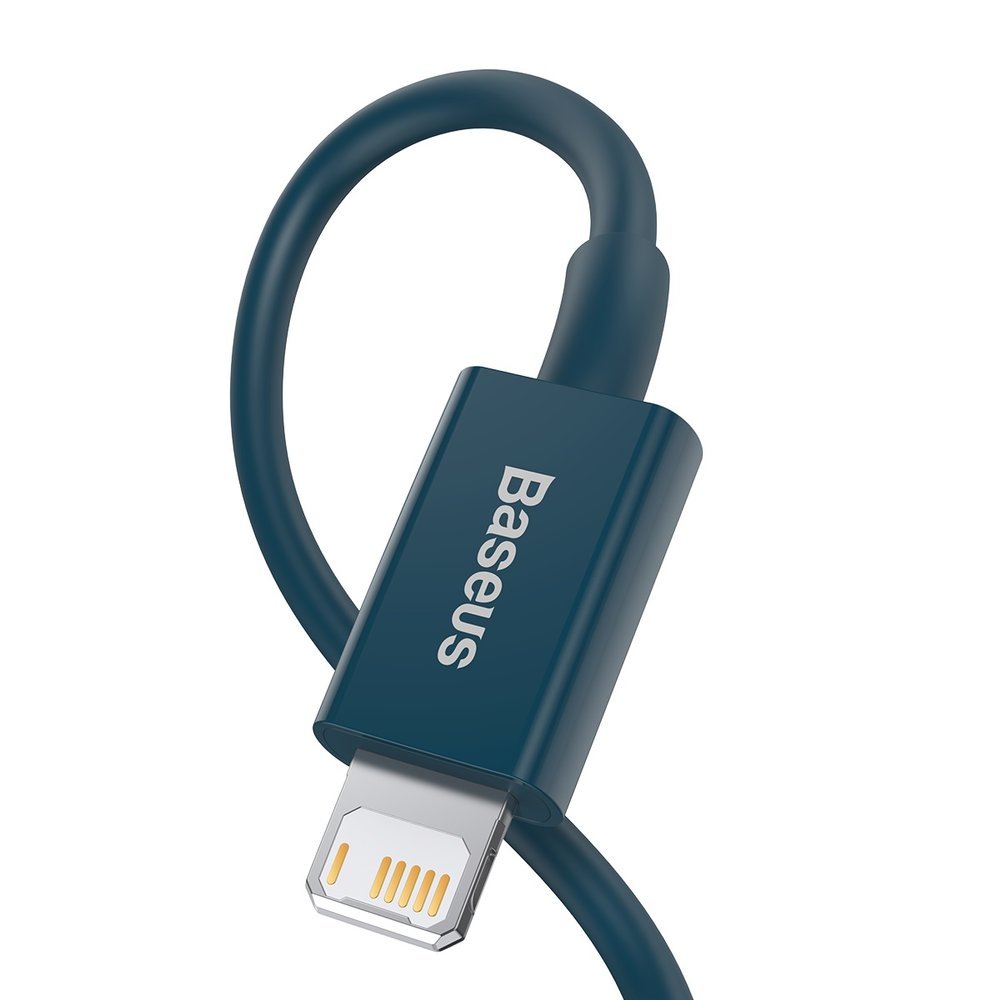 کابل شارژ Lightning باسئوس CALYS-A03 طول 1 متر