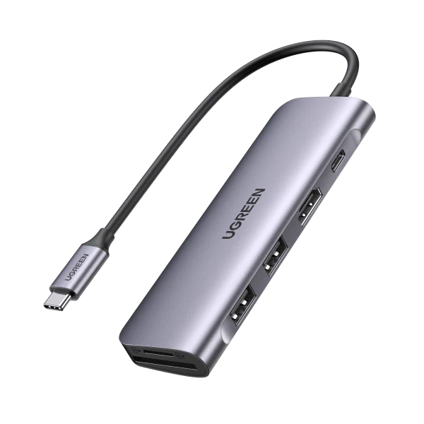 هاب 6 پورت Type-c یوگرین مدل CM195 70411