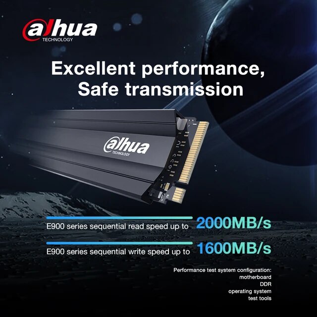 حافظه اس اس دی داهوا مدل E900N M.2 2280 NVMe ظرفیت 256 گیگابایت
