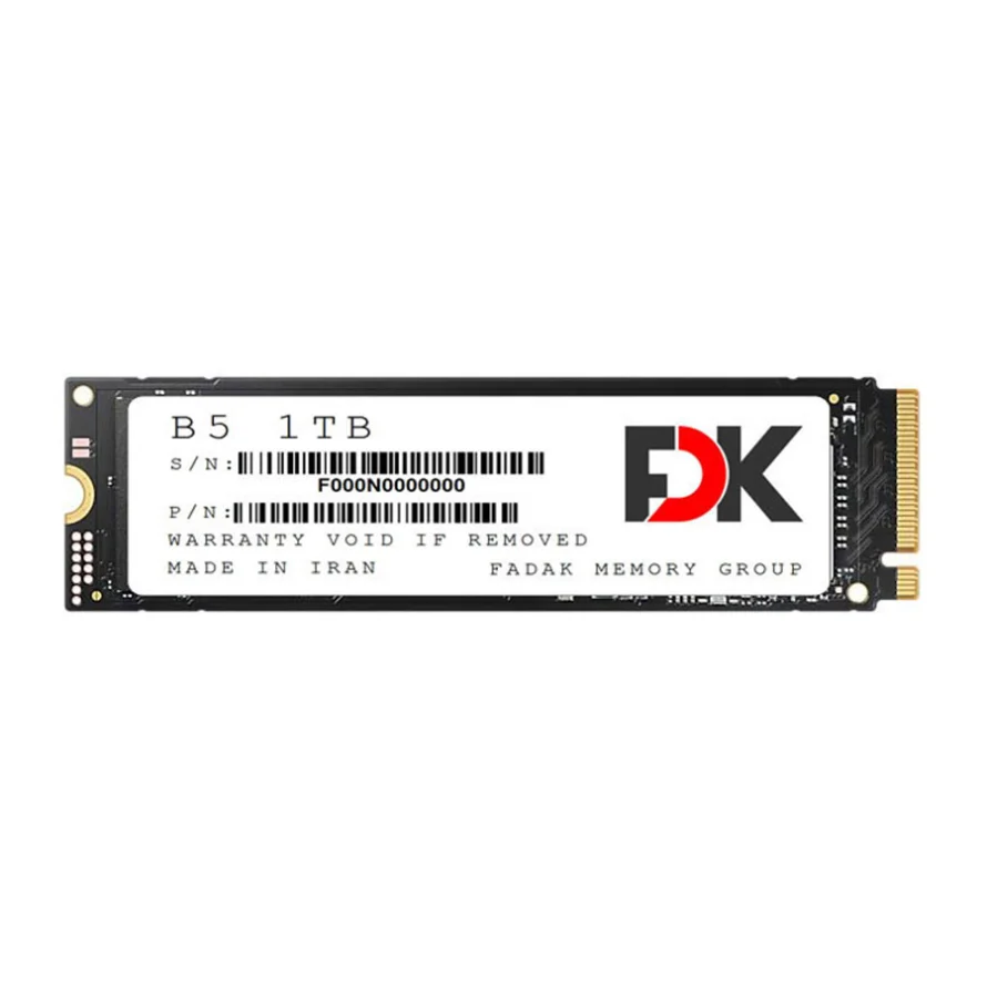 حافظه اس اس دی فدک مدل B5 SEREIS NVMe M.2 ظرفیت 1 ترابایت