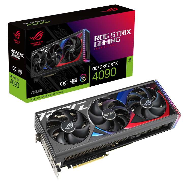 کارت گرافیک ایسوس مدل ROG Strix GeForce RTX 4090 OC Edition 24GB GDDR6X