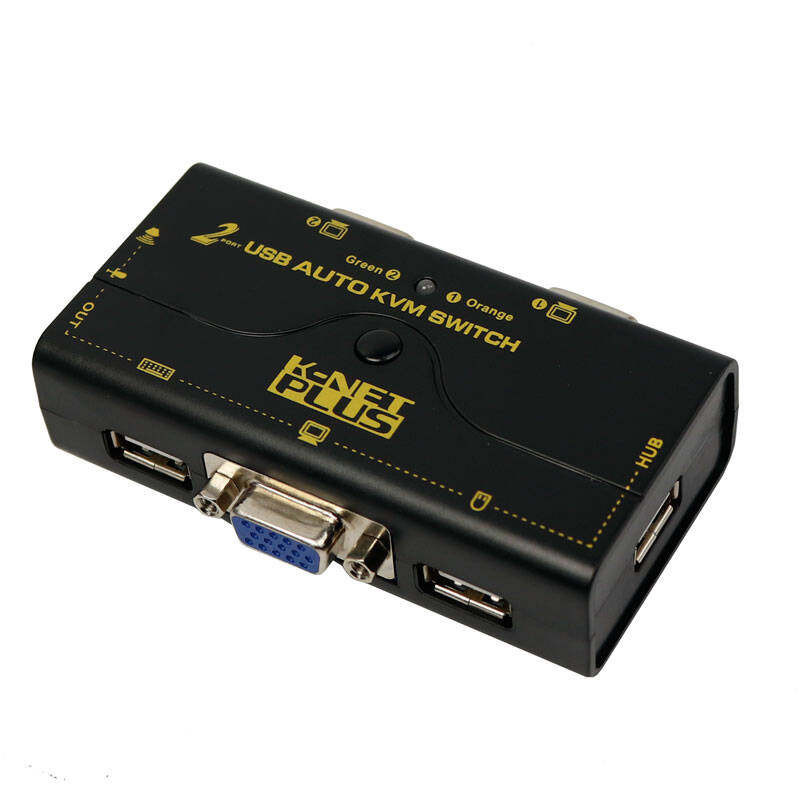 KVM سوئیچ 2 پورت کی نت پلاس مدل KP-SWKV002