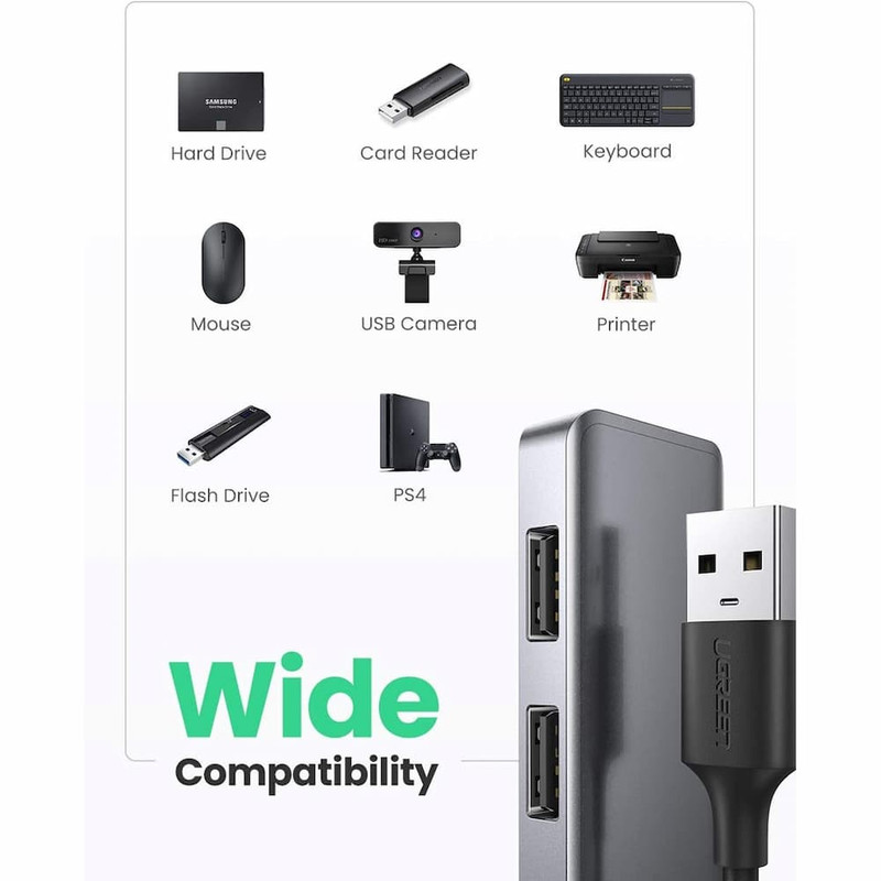 هاب 4 پورت USB 3.0 یوگرین مدل CM219 50985