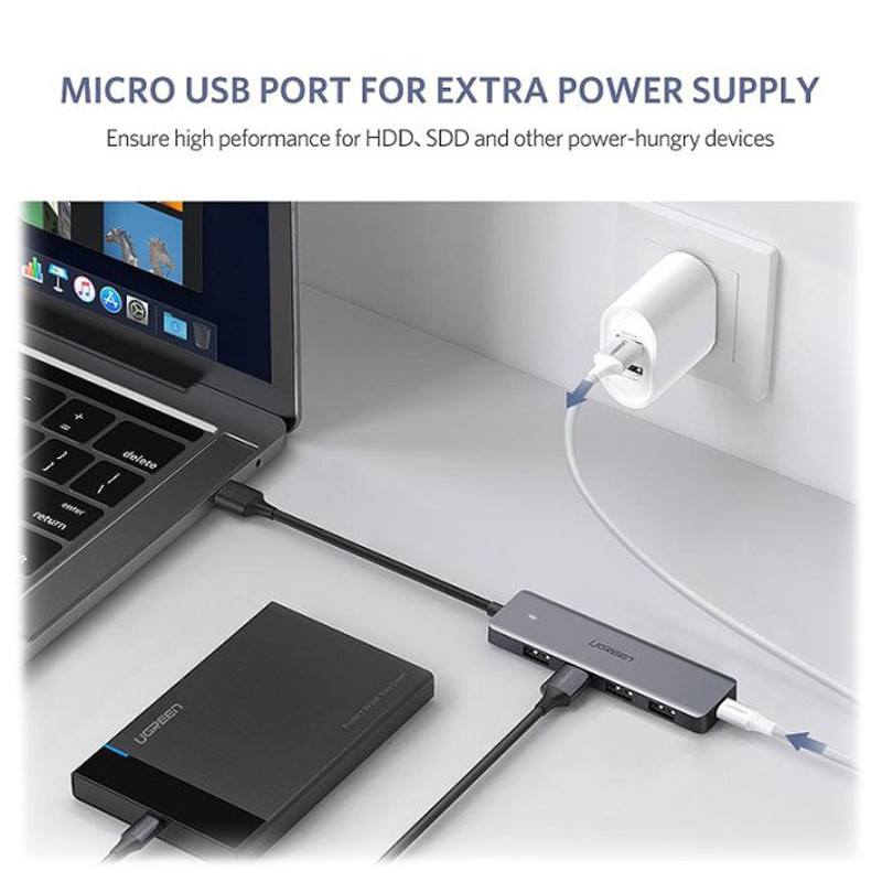 هاب 4 پورت USB 3.0 یوگرین مدل CM219 50985