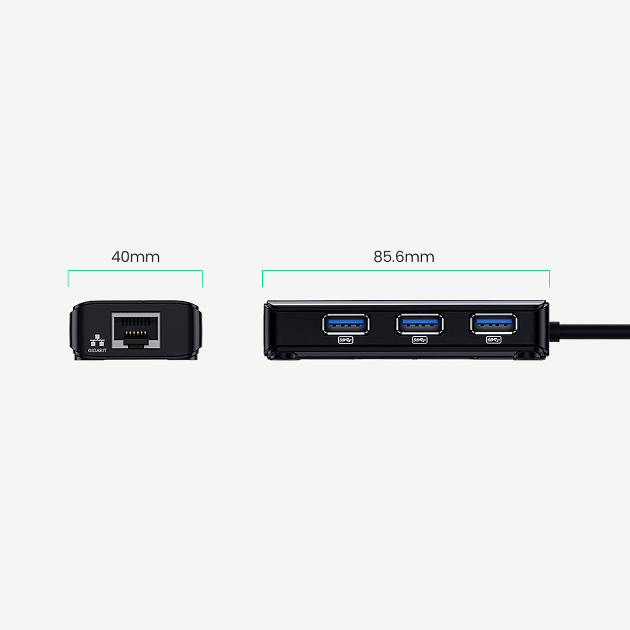 هاب 3 پورت USB 3.0 با پورت LAN یوگرین مدل 20265