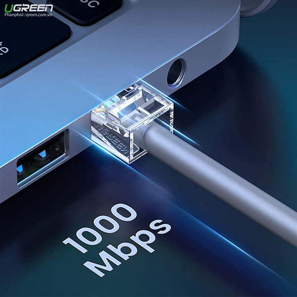 سوکت شبکه CAT6 UTP یوگرین مدل NW120 60558 پک 100 عددی