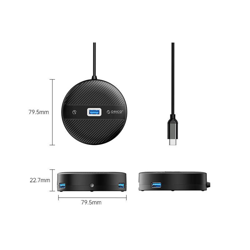 هاب 4 پورت USB اوریکو مدل YS4 C3 10