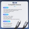کابل انتقال دیتا Type-c اوریکو مدل TBZ4-08 طول 0.8 متر