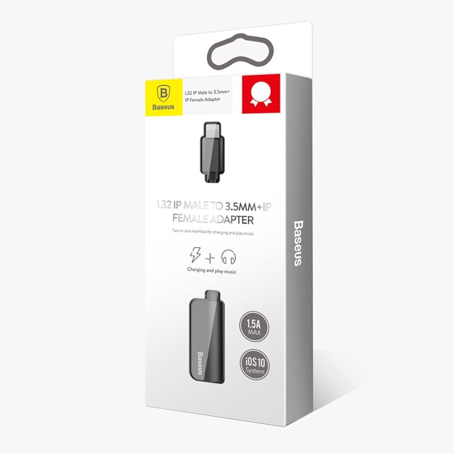 مبدل لایتنینگ به 3.5mm باسئوس مدل CALL32-01