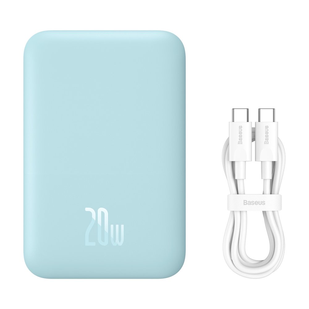 پاوربانک بی سیم 6000mAh باسئوس 20w مدل PPCX020003