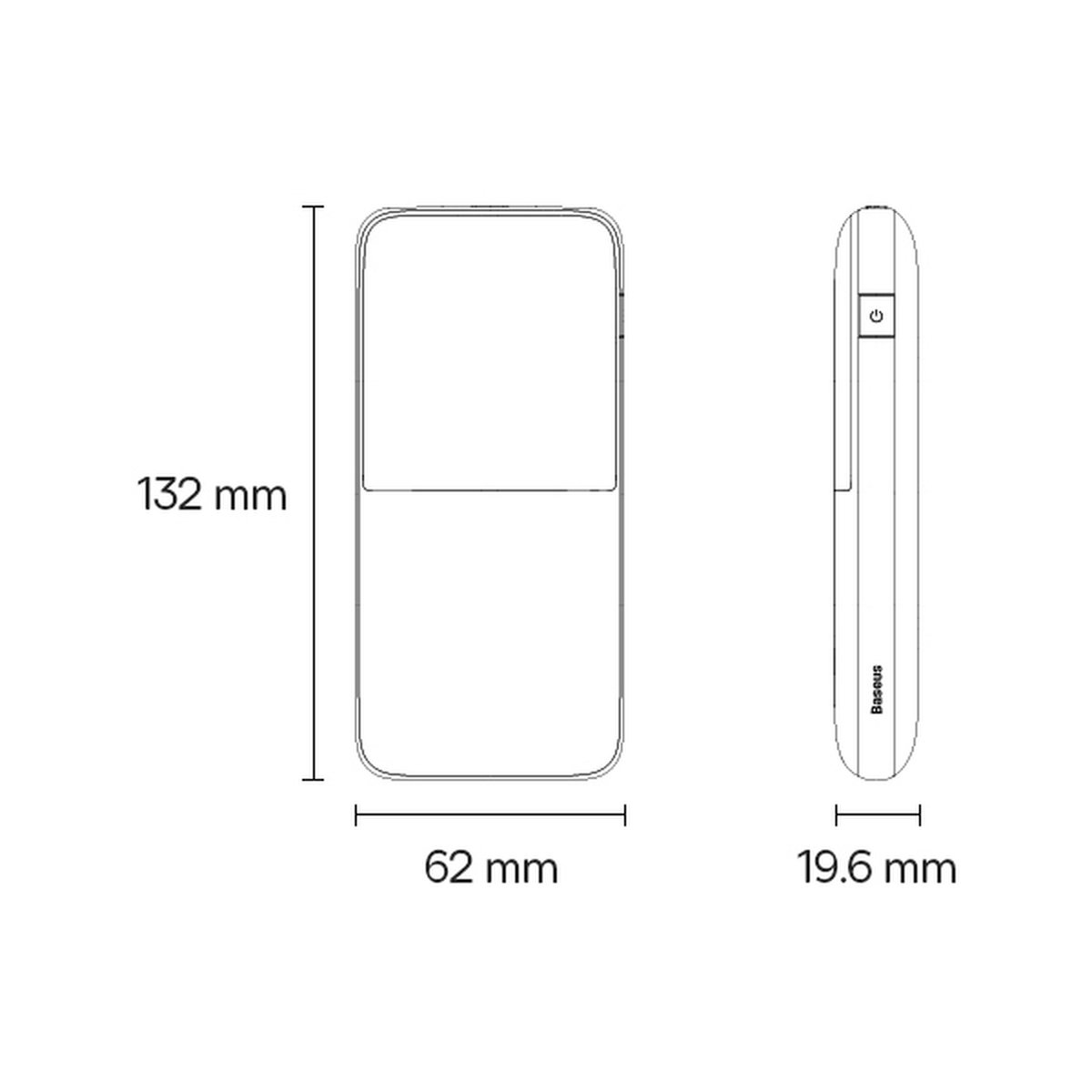 پاوربانک 10000mAh باسئوس 20w مدل PPBD040203