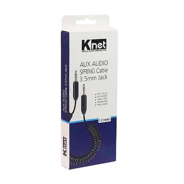 کابل صدا کی نت مدل K-CSAUXS12 طول 1.2 متر