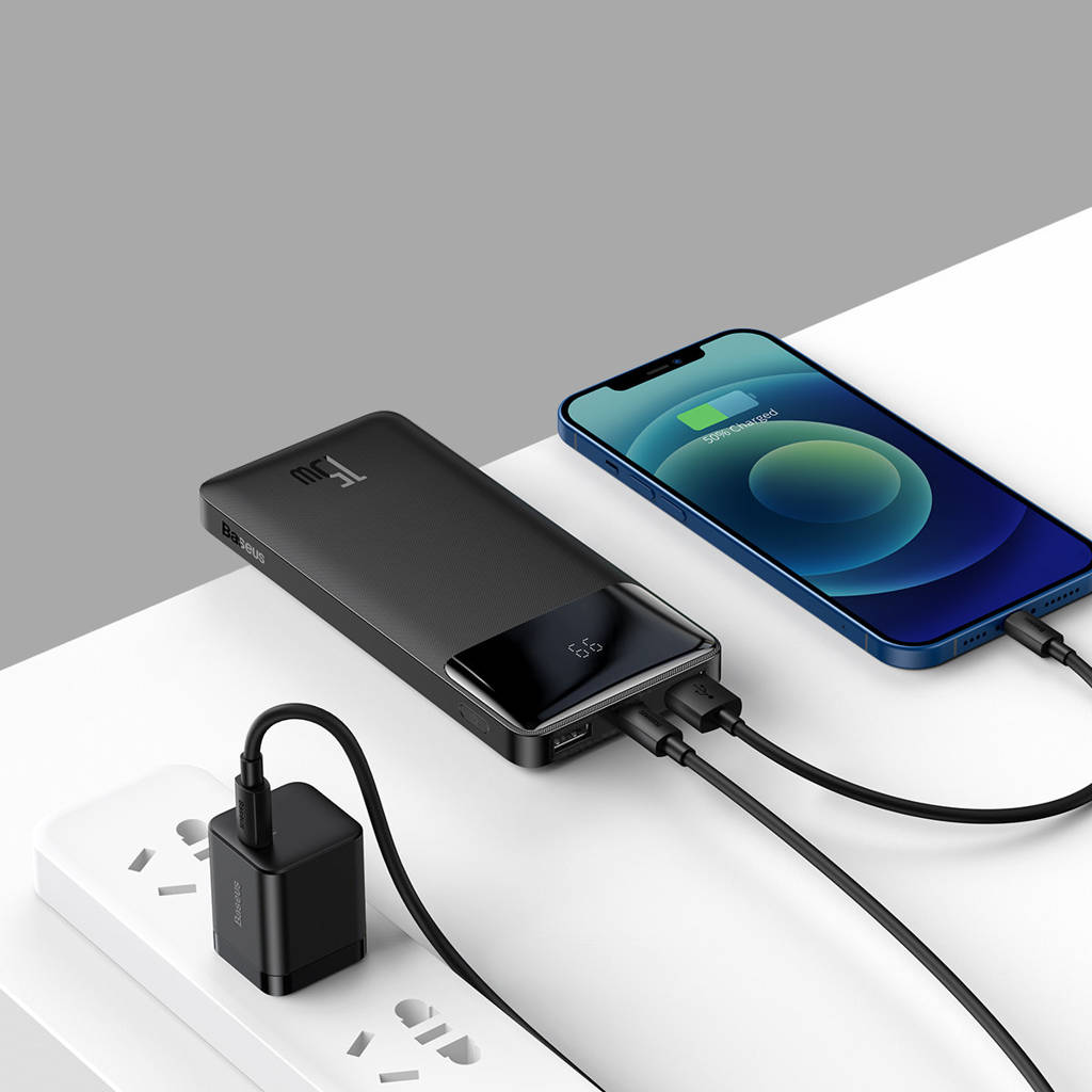 پاوربانک 10000mAh باسئوس 15W مدل Bipow PPBD050001