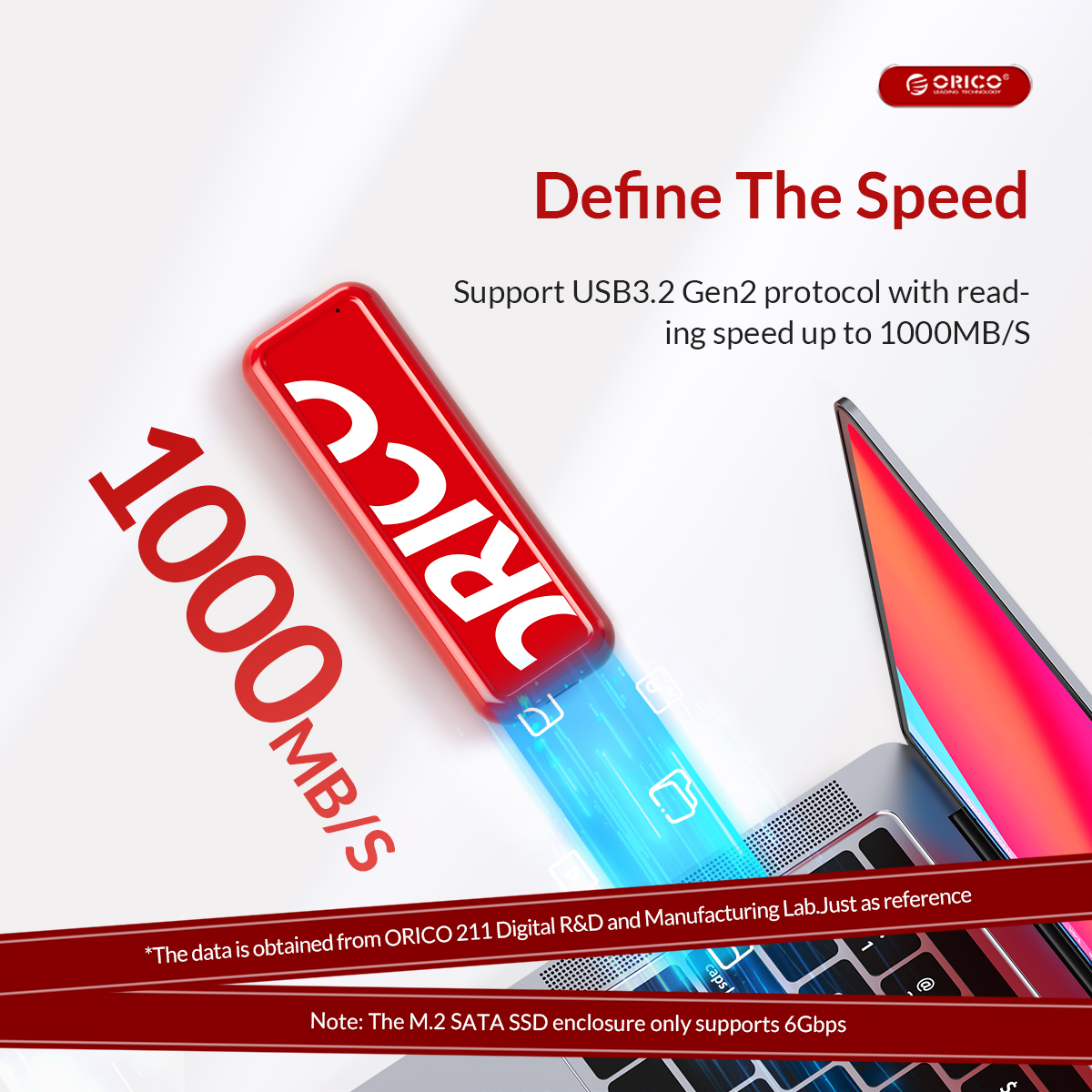 باکس اس اس دی M.2 NVMe اوریکو مدل CPM2C3-G2