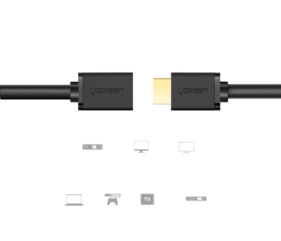 کابل افزایش طول HDMI ورژن 2.0 یوگرین مدل HD107 10142 طول 2 متر
