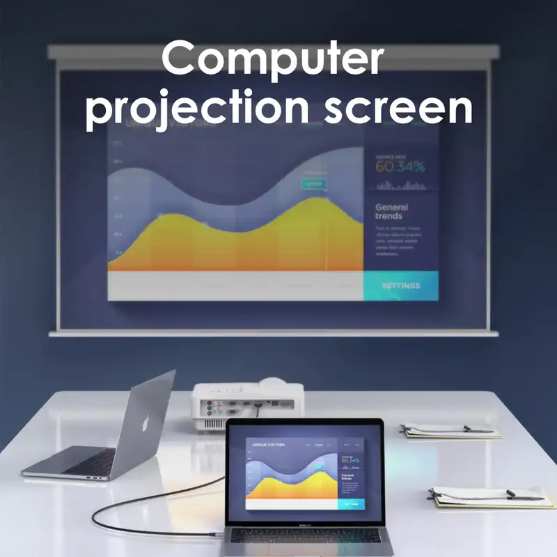 کابل تبدیل Type-C به Display Port لنشن مدل CU808D طول 1.8 متر