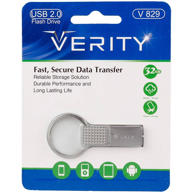 فلش مموری وریتی مدل V829 USB 2.0 ظرفیت 32 گیگابایت