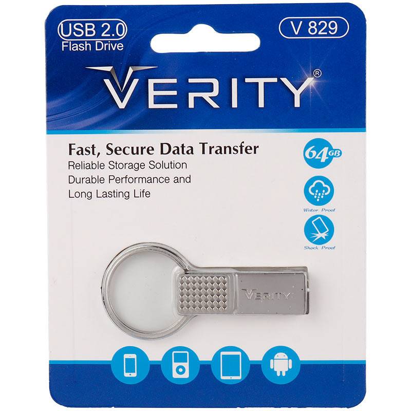 فلش مموری وریتی مدل V829 USB 2.0 ظرفیت 64 گیگابایت