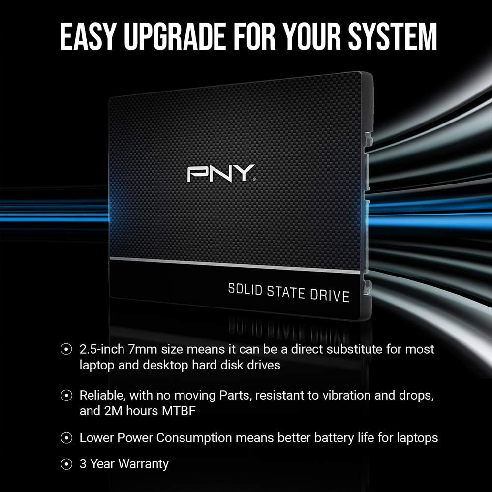 حافظه اس اس دی پی ان وای مدل CS900 SATA 2.5 Inch ظرفیت 500 گیگابایت