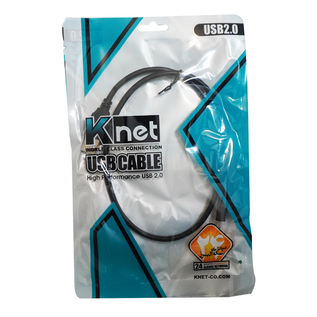 کابل شارژ Micro USB کی نت مدل K-CUAM2M06 طول 60 سانتی متر