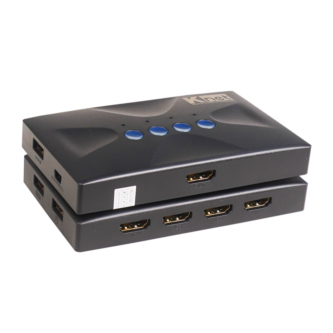 kvm سوئیچ 4 پورتHDMI کی نت مدل K-SWKHM004