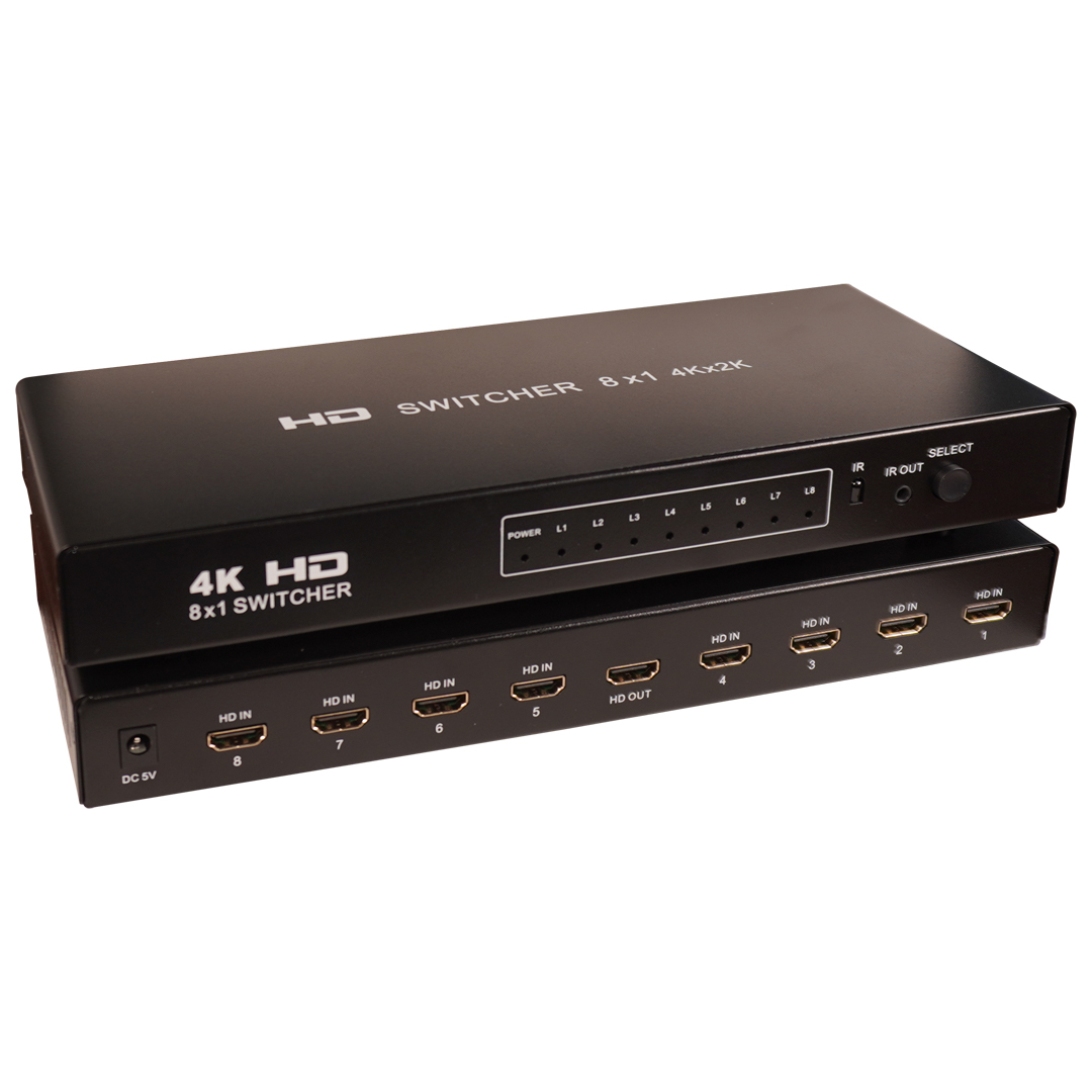 سوئیچ 8 پورت HDMI کی نت مدل K-SWHD2008