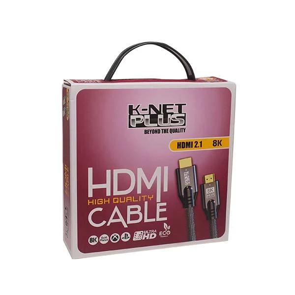 کابل HDMI 8k ورژن 2.1 کی نت پلاس مدل KP-CH21B50 طول 5 متر
