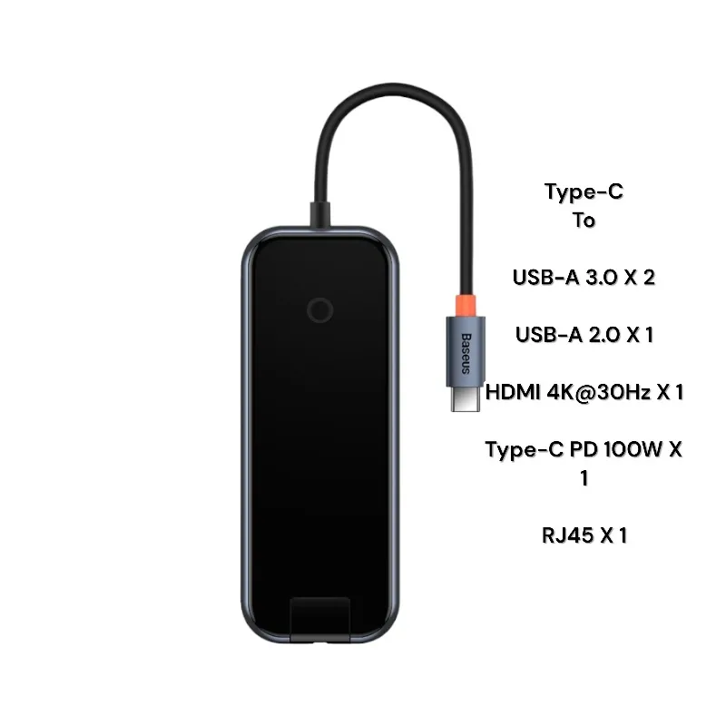 داک استیشن 6 پورت باسئوس مدل WKJZ010313