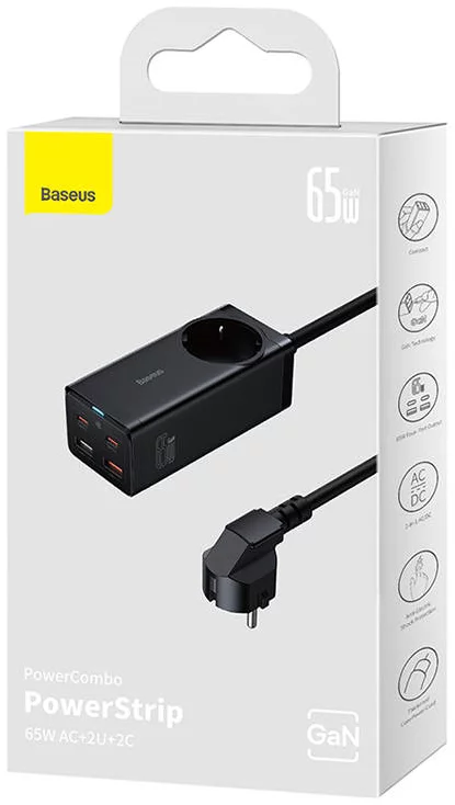 شارژر دیواری 65w باسئوس مدل PSZM000901