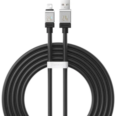 کابل شارژ Lightning باسئوس مدل CAKW000401 طول 1 متر