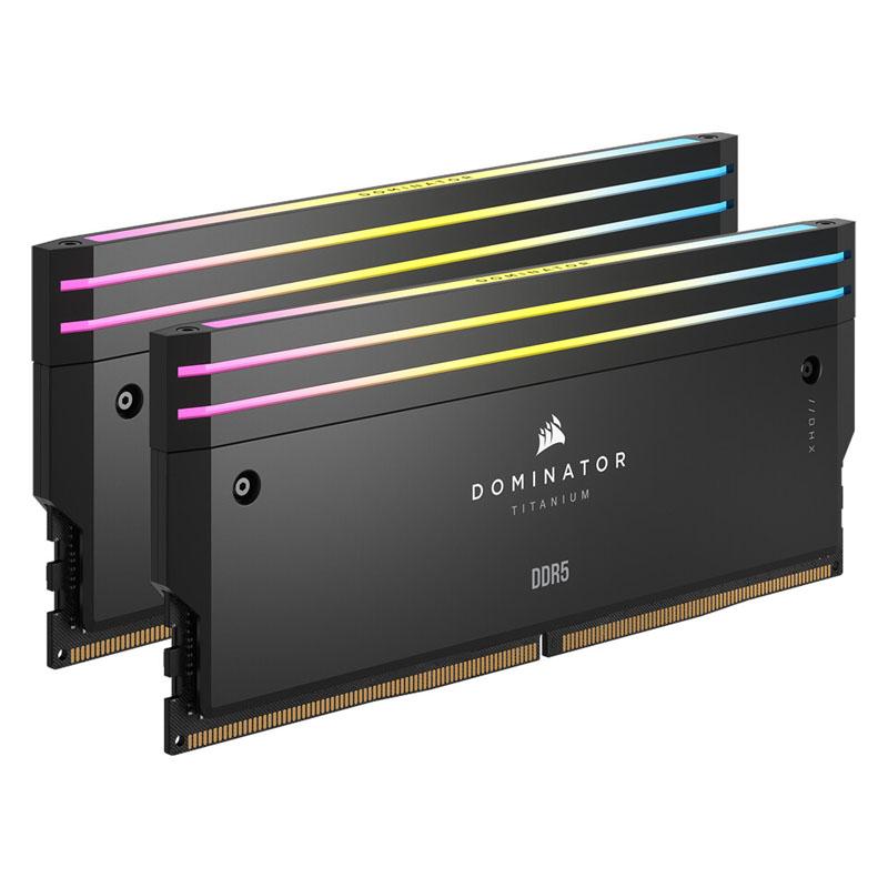 رم 64 گیگابایت 6000 مگاهرتز DOMINATOR TITANIUM RGB AMD EXPO CL32 DDR5 کورسیر